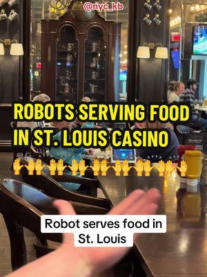 Should robots take the place of servers?  #rivercity #stl #onlyinstlouis #foodrobot #advancedtechnology 