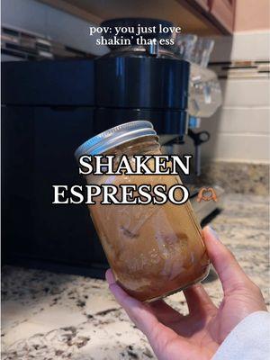 shaken espressos>>> #shakinthatess #shakenespresso #brownsugarshakenespresso #dunkin #sabrinacarpenter #icedlatte #coffeetime #coffeerecipes 