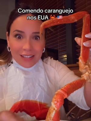 Eu AMO frutos do mar e caranguejo sem dúvidas é uma das melhores comidas da vidaaaaa!! 🫠🫠 Amo amo e amooooo!! Saudade de comer aquele bem raizzzz do Nordeste!  #comendocaranguejo #crab #kingcrab #snowcrab #eua #brasileirosnoseua #foryou #caranguejos #viral 