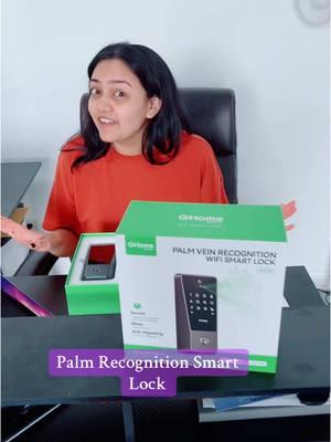 Ghome Smart Palm Vein Recognition Lock @Ghomesmart08 #ghome #palmrecognitionlock #5in1lockunlock #voiceassistant #keypad #key #homesecurity #airecognition #smartlock #antitheft #collaboration #TikTokShop #izalak @Zalak Patel 