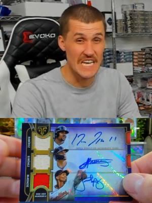 💜 GUARDIANS TRIPLE THREADS RELIC AMETHYST AUTO! 💜 Just pulled this stunning card featuring José Ramírez, Andrés Giménez, and Triston McKenzie from 2024 Triple Threads! A must-have for any Guardians fan or collector. 🌟 Who’s ready to chase more iconic hits like this? 🚀 Join our next live break and see what treasures await! 💥#acwcards #sportscards #baseballcards #toppsbaseball #triplethreads