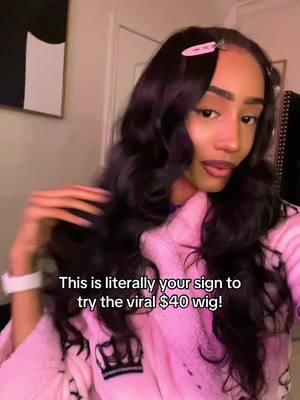 Yes, it’s really $40 lol #astrofizics #tiktokshopfinds #wiginstall #syntheticwig #wigtok #hairtok #hairinfluencer #reechohairextension #reecho #reechohair #foryoupage #gluelesswig #bodywavewigs #tiktokbundles #curtainbangs 