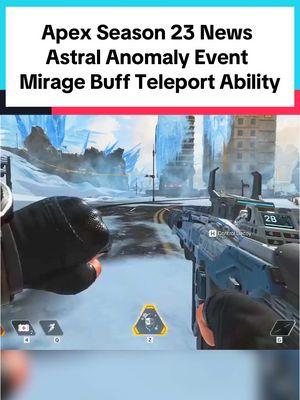 Mirage Buff Will Be Like Loki From Marvel Rivals! The upcoming Astral Anomaly Event within Season 23 of Apex Legends will bring buffs to Support Legends such as Mirage and Loba. And thanks to iLootGames and Yorotsuki, we have hints that Mirage's update will be similar to Loki from Marvel Rivals, where he will be able to teleport to one of his decoys whenever he wants. #apex #apexlegends #GamingOnTikTok #apexseason23 #creatorsearchinsights 