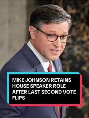 Mike Johnson Re-Elected As House Speaker #Louisiana Rep. Mike Johnson was reelected Speaker of the House on Friday, avoiding further in-fighting among #Republican representatives. Johnson initially looked like he had lost the first ballot, but was elected when two Republican holdouts changed their vote to in favor of him. Johnson's election was one of the first major tests of #DonaldTrump's second term after he backed Johnson. #news#newsweek#politics#congress#CapitolHill