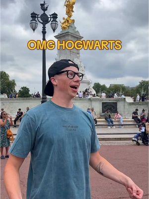 wait hogwarts is still real tho right???😅🥺 #hogwarts #harrypotter #parksandrec #buckinghampalace 