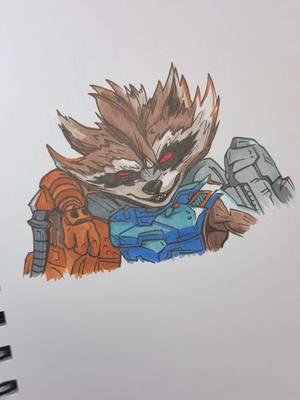 Day 6, drawing characters from Marvel Rivals, who next??? 🫣🤞 #fyp #art #drawing #rocket #rocketraccoon #guardiansofthegalaxy #marvel #marvelrivals 