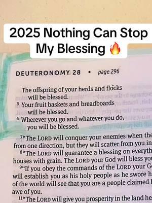 2025 Nothing Can Stop My Blessing #MyBlessings #Blessings #Faith 