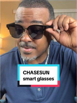 I use these smart glasses quite often. They really do come in handy as a personal assistant. You can use them for multiple reasons and it will all be convenient. #SmartGlasses #CHASESUN #BluetoothGlasses #TikTokShopNewYearNewAURA #TikTokShop #CHASESUNSmartGlasses 