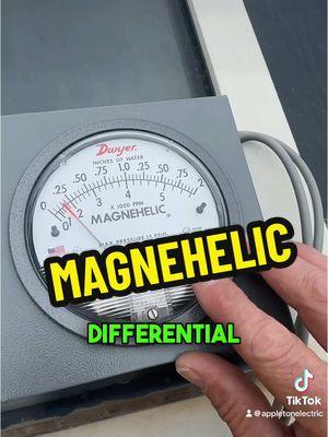 Exploring the Magna Helix: A Differential Pressure Measurement Device in HVAC Systems.  We talk about a magna helix, which is a diaphragm and magnet used to measure differential pressure in HVAC systems. We explain how it works, with a high side and low side tube, and where it is typically installed. We also mention that there are digital versions available, and invite the viewer to check out our YouTube channel for more information on HVAC controls. #appletonelectric #electrician #electrical #hvac #hvaclife #controls #ddc #ddccontrols #dwyer #hvacr #hvacrepair #hack #tradesman 