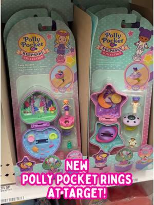 POLLY POCKET RINGS ARE BACK!! Does anyone remember when I found a bunch of the vintage Polly pockets at the thrift store???? 😭😭😭 I found THESE at target for $9.99 each! Should I make some Halloween versions??? Not yet online!  • • • #pollypocket #pollypocketcollector #pollypockets #pollypocketring #ringholder #trinket #pollypocketcollection #target #targetfinds #targetdeals #targetstyle #targetaddict #targetlove