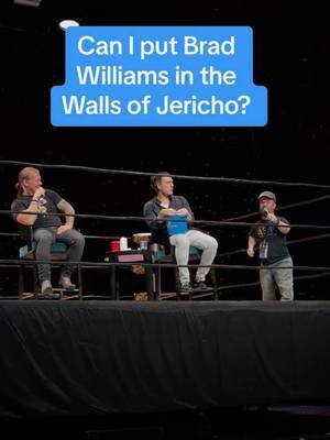 @jerichocruise memories with @BradWilliamsComic as we gear up for another MASSIVE cruise in less than 30 days! ⛴️ #jerichocruise #wrestling #wrestlingfans #wrestlingcommunity 