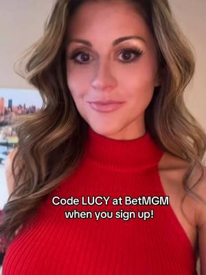 Code LUCY at BetMGM when you sign up!  #sports #sportsbettingtiktok #offer #code #nfl #signup #bets #football #fit 