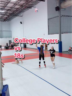 When our club alumni college players play our current 18s #volleyball #18 #training #ncaavolleyball @bre kelley @Landry B @Jordyn Moore @h a l l e @Soph @greer @syd @piper @taylorjane06 