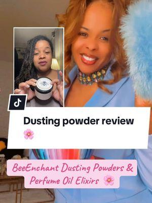 #duet with @Imobsessedwthis #dusting #greenscreen Thank you for your lovely  dusting powder review 💕 I love that you used it for 2 months first ✨ and I wish you many more compliments on how good you smell ! #dUstingpowder #femininehygiene #scentedbodypowder #ismellgood #femininehygieneproducts #dustingpowders #dustingpowderreview #powderpuff #smellgoods #smellgoodalways #beeenchantdust 