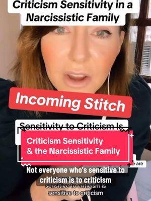 #stitch with @theechochamber People who have grown up with a narcissistic parent or in a toxic family dynamic often struggle with criticism sensitivity as a trauma response. Criticism becomes a trigger and warns of possible worse consequences. #criticism #sensitivity #narcissisticfamily #childhoodtrauma #echoism 