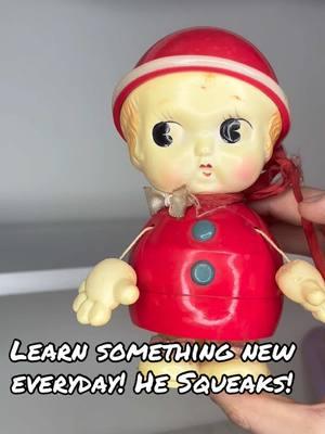 Lil Celluloid Up on Etsy Now! #kitschy #vintagetoys #toycollector #asmr #asmrtoys #japanmade #vintagedoll 