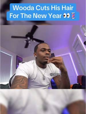 Wooda Cuts His Hair For 2025 👀💈! #Wooda #20vs1 #Fyp #trending #viral @WOODA 