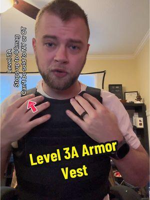 Protect yourself with this level 3A bulletproof/resistant body armor vest. Stops up to 44mag. #protection #armor #bodyarmor #bulletproof 