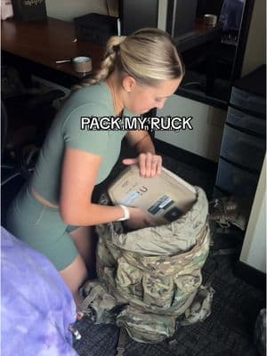 lets pack for a 6 mile ruck! im no pro but ive learned a few tips and tricks over the years. Let me know if you have any more recs! #military #militarylife #militarytiktok #army #armylife #armystrong 