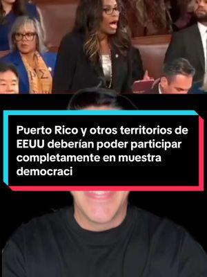 Puerto Rico y otros territorios de EEUU deberían poder participar completamente en muestra democracia #puertorico #hispanics #hispanic #hispanicmoms #latinosenusa #latinx #hispanictiktok #democratsoftiktok 