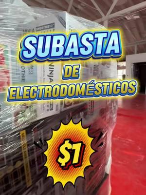 Chicos no te pierdas esta gran subasta de electrodomésticos empezando a $1! Ya haz comprado los mismos en Downey a $35 la pieza, esta ves tienes oportunidad de llevarte la paleta entera. Sigue las instrucciones y mandame mensaje al 323-480-7600 #subasta #auction #subastadepaletas #ninja #shark #electrodomesticos #invierte #inversion #venta #paletas #mayoreo