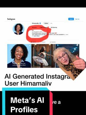 #meta’s foray into #ai didn’t go as expected. #himamaliv #fake #marketing #advertising #socialmediamarketing #fakeprofiles 