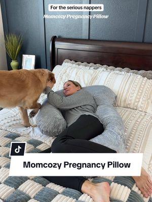 This pillow is so supportive and perfect for naps! #momcozypillow #pregnancypillow #bodypillow #naptime #babyshowergift #newmomgift @Momcozy Official 