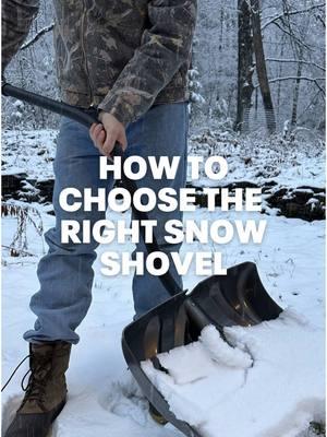 Shoveling snow is hard enough as it is, so make sure you have a #SnowShovel that will do most of the work. Our Home Improvement & Outdoor experts say there are three key features to look for when buying one, and the most important might just be the design of the handle. The wrong style could make it harder to pick up snow and easier to strain your back. #WinterTips #WinterHacks 