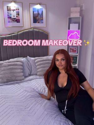 My finished girly room makeover 💗💕 #girlybedroom #roommakeoverseries #girly #aestheticbedroom #bedroommakeover #amazonfinds #roomtransformation #bedroomdesign #creatorsearchinsights  