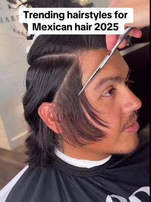 These are the trendiest styles for Mexican hair 2025. If you want a free consult dm me and I’ll get your right. Link in bio if you want the best service in Porter ranch , San Fernando valley, los angels area !  #labarber #sfvbarber #porterranchbarber #modernmullet #texturedfringe #wolfcut 