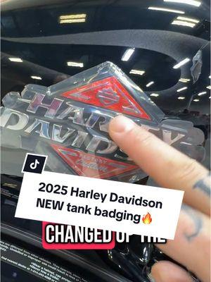 All new 2025 Harley Davidson tank badging🔥 #nicktheharleyguy #rideorrot #motorcycle #roadglide #streetglide #2025harleydavidson #fyp #harleydavidsonlifestyle #motorcyclesoftiktok #biker #bikertok #harleydavidsonmotorcycles #harleydavidsondaily #indiana #roadglidespecial #fortwayne @Harley Davidson of Fort Wayne 