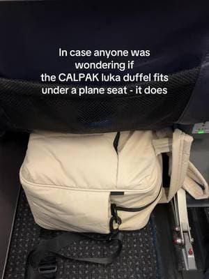 I always get worried when using a new carry on that it won’t fit but this one sure does and I filled it to the BRIM #calpakluka #lukaduffel #calpak #carryon #travel 