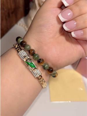 Start this year off right by wearing our San Judas Bracelet and Tiger Eye Wealth Bracelet for Welath, Abundance, and Prosperity.  #tiendadecj #foryoupage #tiktokpartner #tiktokmademebuyit #tigerseye #abundance #wealth 