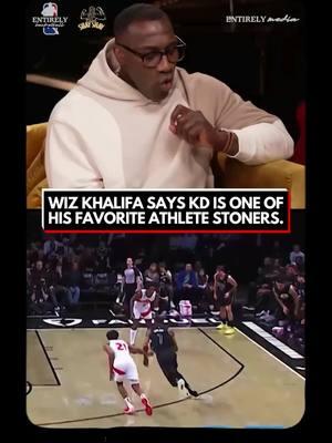 “I’m actually high right now” Kevin Durant is Wiz’s favorite athlete stoner  #NBA #wizkhalifa #kevindurant #nbabasketball #nbahighlights #nbaedits #fyp 