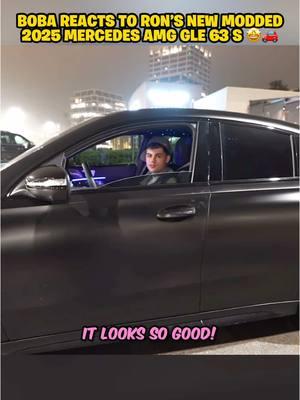 Boba reacts to my new modded AMG GLE 63 S 🤩🚗 (YouTube - The Stable) #fyp #trending #viral #stableronaldo 