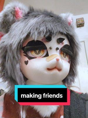 i dont have many friends and everytime i try to make new, i meet some iiiiintersting people😅😬 #furry #fursuit #fursuiter #furryfandom #furrytiktok #cat #cosplay #costume #head #alternative #grunge #punk #gothic #goth #alt #theythem #androgynous #nonbinary #enby #contentcreator #altmodel #model #friends #meme #memes #fy #fyp #oldgregg 