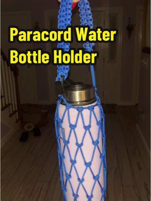 #Paracord water bottle holder 