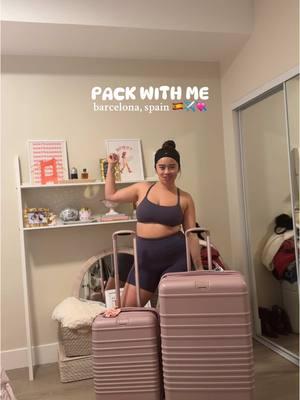 moving my sis for study abroad 🥹🇪🇸✈️💘 #spain #barcelona #packwithme #packingasmr #studyaborad #movingin #2025travel #firsttripoftheyear #travelinfluencer #packingvlog #kaitlynedejer #sanfrancisco #bayarea #beisluggage #suitcase #luggage #collegegirls #collegecreator 