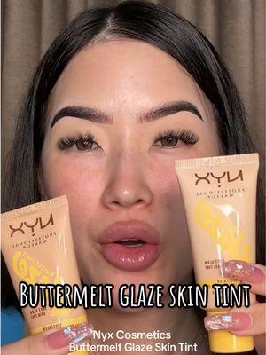 This product right here🤩🙌🥇🏆 @NYX Professional Makeup #nyxcosmetics #nyxbuttermeltglaze #buttermeltglaze #skintint #affordablemakeup #newmakeup #drugstoremakeup #makeupreview