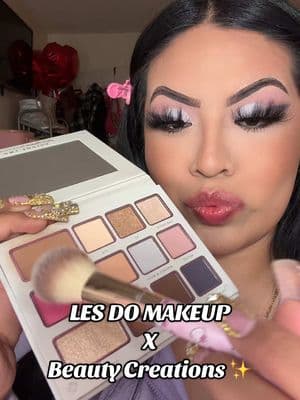 @Les Do Makeup X @Beauty Creations Cosmetics it’s absolutely beautiful ✨💘 #grwm #makeuptutorial #makeuplook #eyeshadow #makeupproducts #trending #fy #fypage #lesdomakeup #beautycreationscosmetics #2025 #lanadelrey #lanadelreystans 