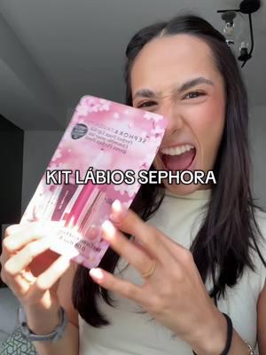 abrindo kit de lábios da sephora 🇺🇸 #sephora #sephoragringa #sephorausa #vlogusa #vlognasephora #maquiagemgringa 