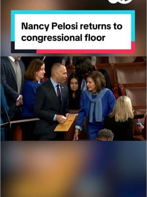 San Francisco Rep. Nancy Pelosi returned to the congressional chambers in Washington D.C. on Friday following her hip surgery. The House of Representatives convened to elect a new Speaker of the House, which ultimately went to Rep. Mike Johnson. #congress #nancypelosi #houseofrepresentatives #washingtondc #abc #abc7news #fyp #foryoupage