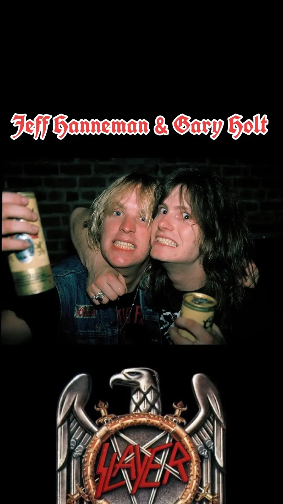 Jeff & Gary 🤘🏼 #jeffhanneman #garyholt #slayer #exodus 