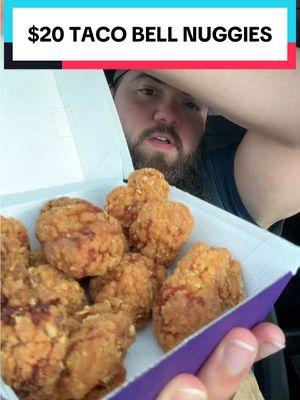 I spent $20 on @tacobell chicken nuggies. Was it worth it? #tacobell #nugs #nuggies 