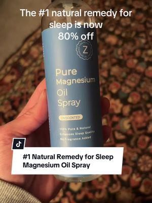 Magnesium Oil Spray is proven time and time again to be the best natural remedy for sleep #magnesium #magnesiumoilspray #zenroutine #naturalremedy #creatorsearchinsights  