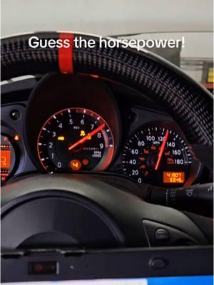 Comment below your horsepower guess!!🤔💬 #nismo370z #370z #nissan #viral #trending #fyp #xyzbca 