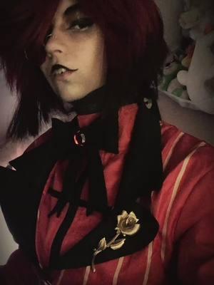 #Alastor || Tough love </3 #femalealastor #femalealastorcosplay #alastorcosplay #femalastor #hazbinhotel