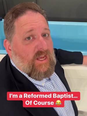 I’m a Reformed Baptist… Of Course 😂 #ofcourse #ofcoursetrend #ofcoursechallenge #cwac #superiortheology #christianity #christian #churchcomedy #churchhumor #church 