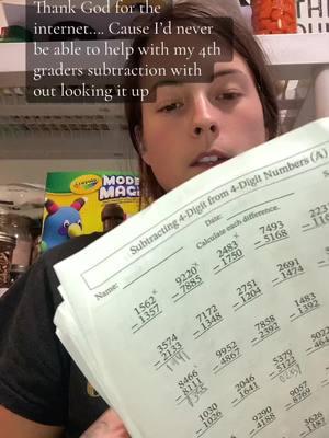 I literally was so stumped I’m pretty sure my math teacher passed me to get me to leave his class. 😂😩 #fyp #fypage #math #school #homemaker #parents #relateable #sahm #sahmtok #sahmlife #housewife #homemaker #subtraction #momtok #momlife #MomsofTikTok #funny 