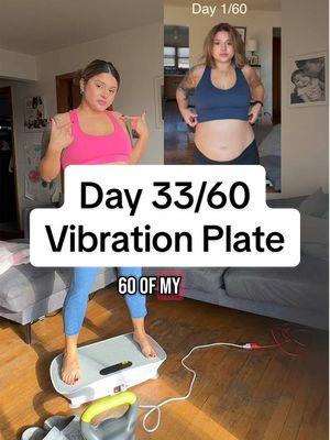 Day 33/60 Vibration Plate Journey. #viberationplate #workoutjourney #homeworkout #homeworkoutsforwomen #lowimpactworkout #vibrationplatebenefits #lowinpactexercise #honestreview #lymphaticdrainage  